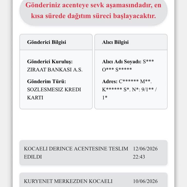 Kuryenet’in Kart Teslimindeki Gecikme Ve Ulaşılamayan Müşteri Hizmetleri