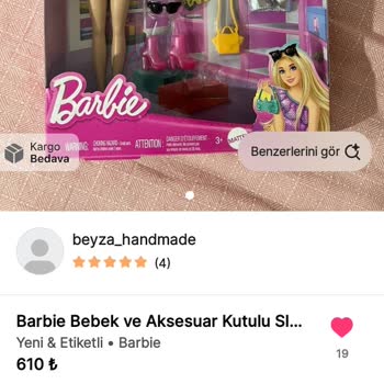 Yanıltıcı Yeni Etiketli İlan, Orijinal Olmayan Barbie Bebek Ve Eksik Ayakkabı İçin İade Talebi