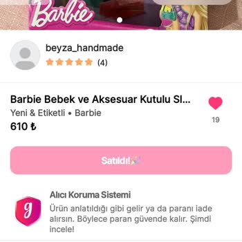 Yanıltıcı Yeni Etiketli İlan, Orijinal Olmayan Barbie Bebek Ve Eksik Ayakkabı İçin İade Talebi