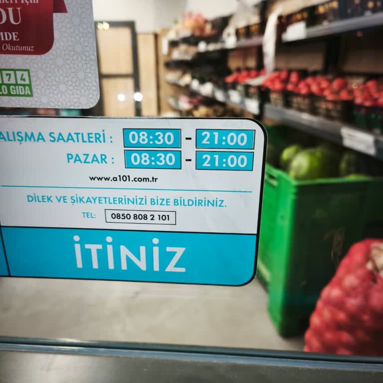 A101 Şubesinde Erken Kapanış Ve Müşteri Bilgilendirme Eksikliği