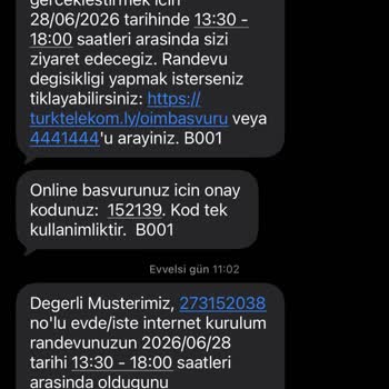 Türk Telekom Randevu Gelmedi Ve Çözüm Sunulmuyor