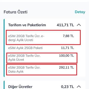 Türk Telekom’un ESIM 20 GB Tarifeme Uygulanan %137 Zam Ve Bilgilendirme Eksikliği