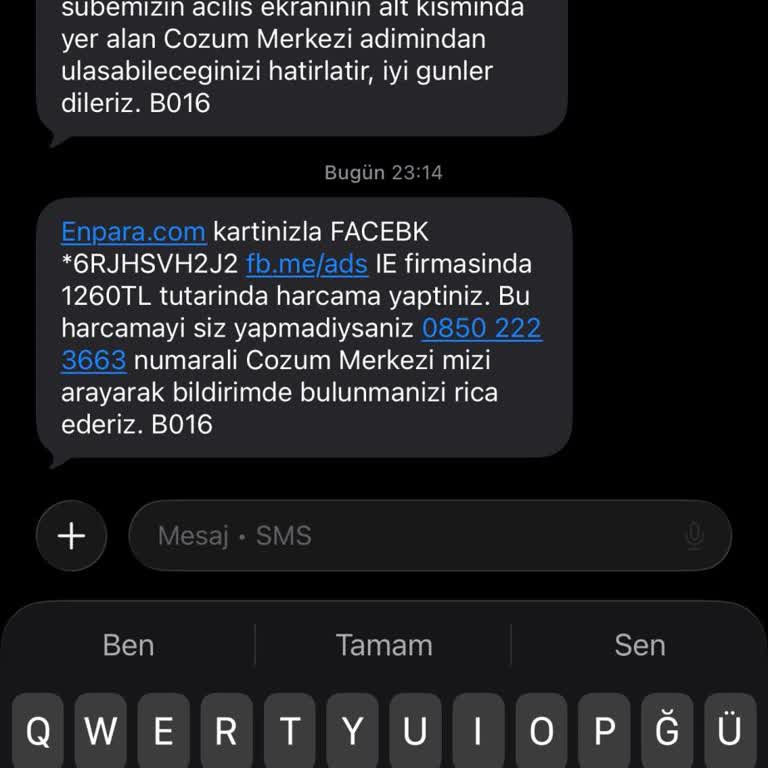 Onaysız Facebook Ödemesi İçin Geri İade Ve Güvenlik İncelemesi Talebi