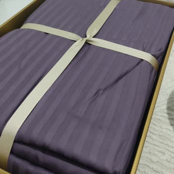 Mor Elicia King Size Nevresim Takımında Yastık Kılıfı Eksikliği