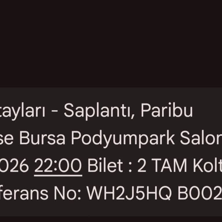 Paribu Cineverse Karanlık Ekran Nedeniyle Film İzlenemedi, Bilet Ücretinin İadesi Talebi