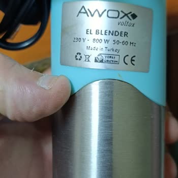 Awox Voltox Blender Çırpıcı Parçası Kırıldı Parça Desteği Ve Garanti Talebi