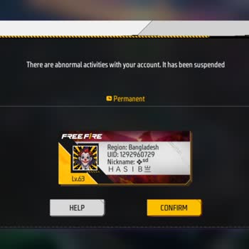 Free Fire Facebook Account Permanently Suspended on Emulator
