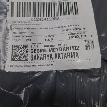 Sipariş Edilen Ayakkabılar Yanlış Boyut Ve Renk Gönderildi