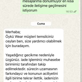 3.600 TL İadenin Söz Verilen Sürede Yapılmaması Ve Hemen Ödenmesi Talebi