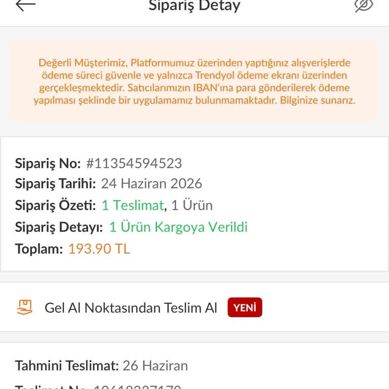 Trendyol Express Kargom Teslim Edilmedi Müşteri Hizmetleri İlgisiz Ve Ciddi Mağduriyet