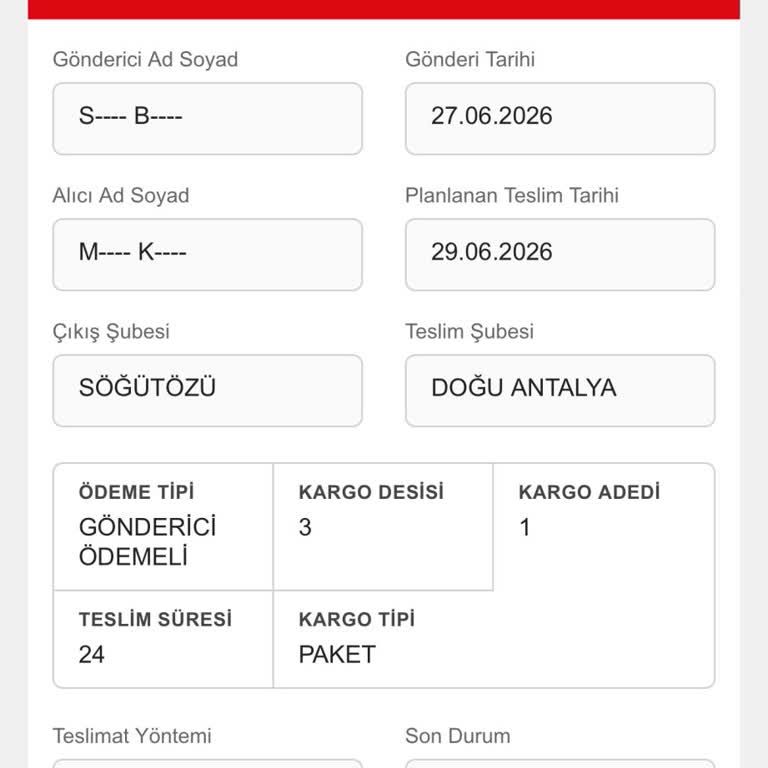 Aras Kargo Antalya Doğu Şubesinde Teslim Edilmeyen Kargo Ve Yoğunluk Bahaneleri