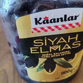 Kaanlar Siyah Elmas Zeytinde Aşırı Tuzlu, Acı Ve Çürük Zeytin