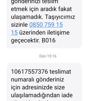 Siparişim Teslim Edilmeden İade Süreci Başlatıldı Ve Müşteri Hizmetlerine Ulaşılamıyor