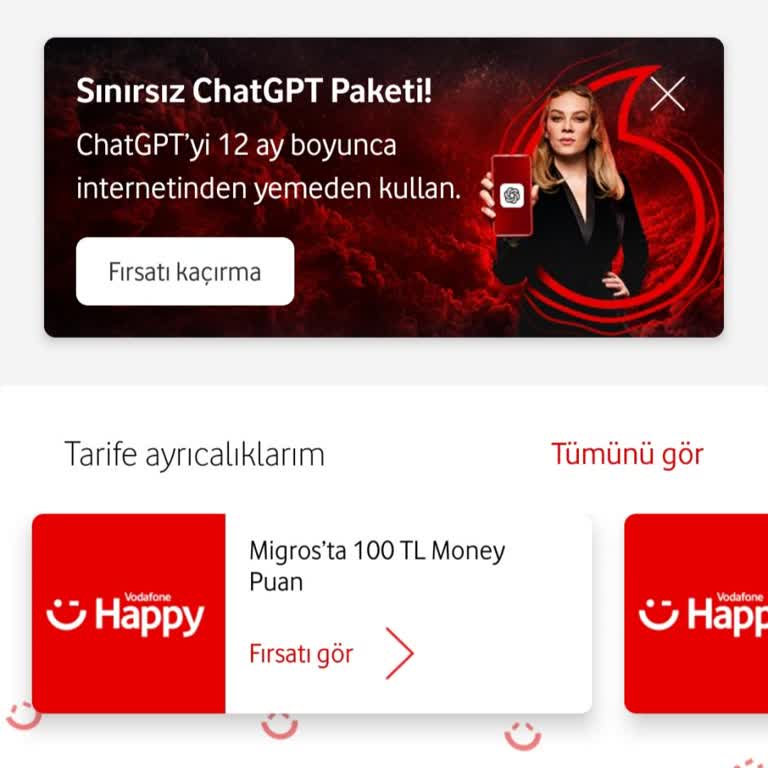 Faturasız Hattım İçin 100-200 TL Aralığında Konuşma Tarifesi Sunulmadı