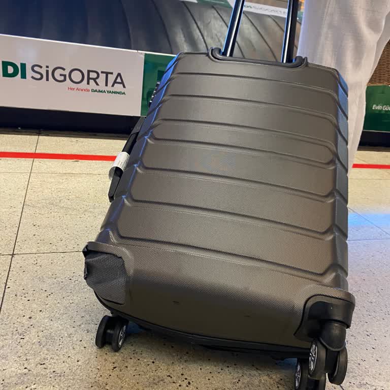 Dalaman’dan İstanbul’a Uçuşta Valizim Kırılmış Olarak Teslim Edildi
