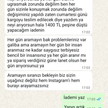 Değişim Gecikmesi Ve Yanıtsız İletişim Nedeniyle 6200 TL Geri Ödeme Talebi