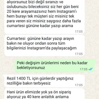 Değişim Gecikmesi Ve Yanıtsız İletişim Nedeniyle 6200 TL Geri Ödeme Talebi