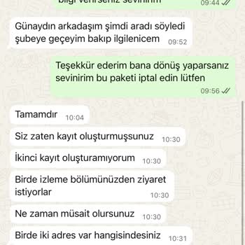 İmzasız Paket Satışı Ve 31.900 TL İzinsiz Virman İptali Talebi