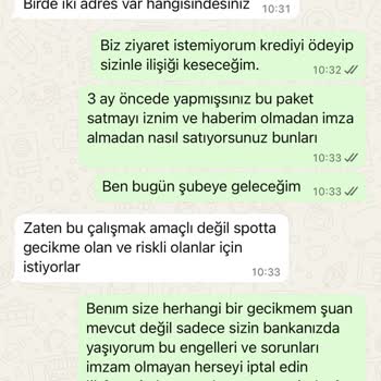 İmzasız Paket Satışı Ve 31.900 TL İzinsiz Virman İptali Talebi