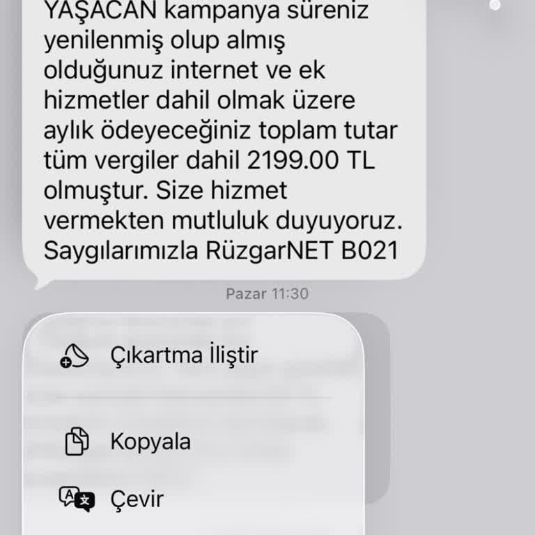 Rüzgar Net’ten Sözleşmeye Aykırı Fiyat Artışı Ve İptal Talebi