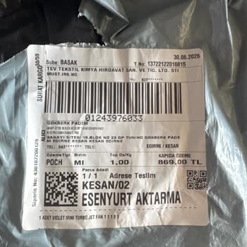 Turbo Jet Fan Siparişi Yanlış Gönderildi Ve Firma İle İletişim Kurulamıyor