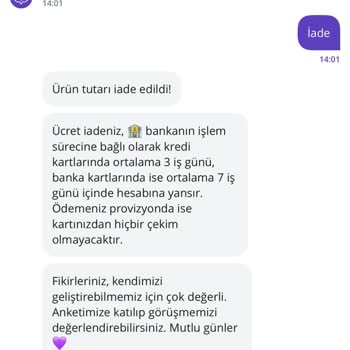 Getir'de Eksik İade Ve Uzayan Süre Nedeniyle Mağduriyet