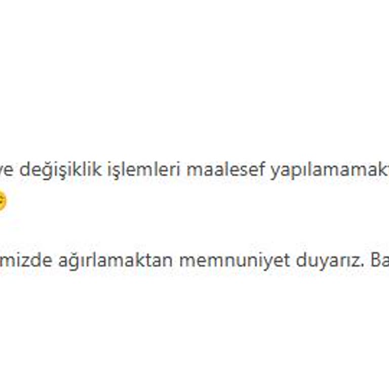 Bubilet'ten Esneklik Gösterilmemesi Ve İade Reddi