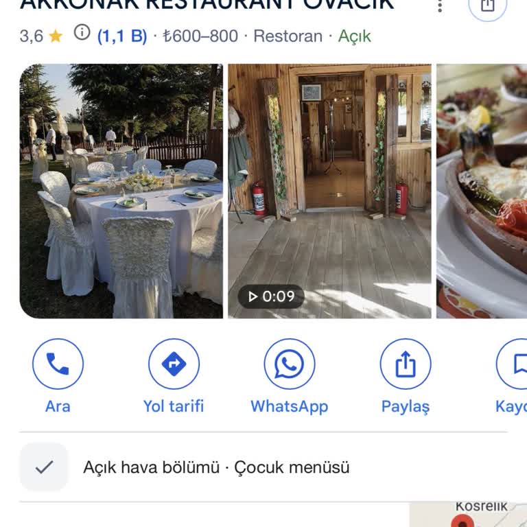 Akkonak Restoran Şikayeti