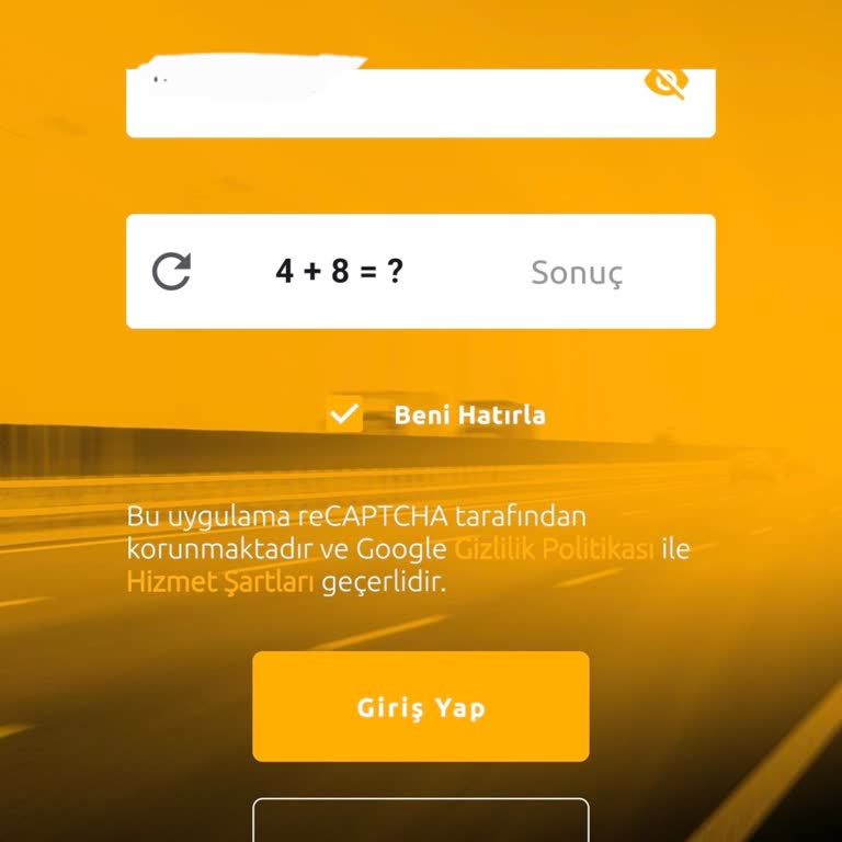 HGS Mobil Uygulamasına Giriş Yapamama Sorunu