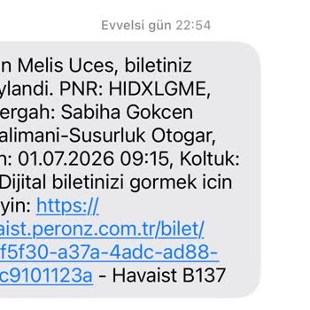 Bilgi Olmadan Sefer Yeri Değişikliği Ve Ücret İadesi Talebi