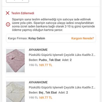 Teslim Edilmemiş Kargo Ve Yanıltıcı Bilgilendirme Nedeniyle Tazminat Talebi