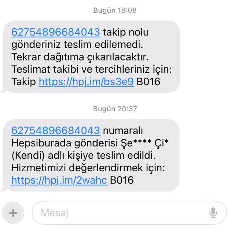 Hepsijet/Hepsiburada’da Teslim Edildi Gösterilen Kargo Ve Yetkisiz İade