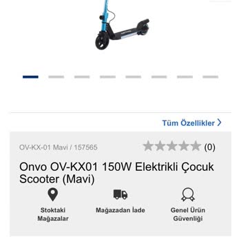 Şarj Süresi Ve Hız Sorunu Nedeniyle Onvo Scooter Değişim Talebi Reddedildi