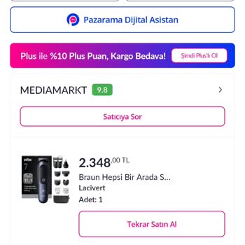Braun 7,11’in Fiyatı 2.500 TL’den 3.500 TL’ye Çıktı