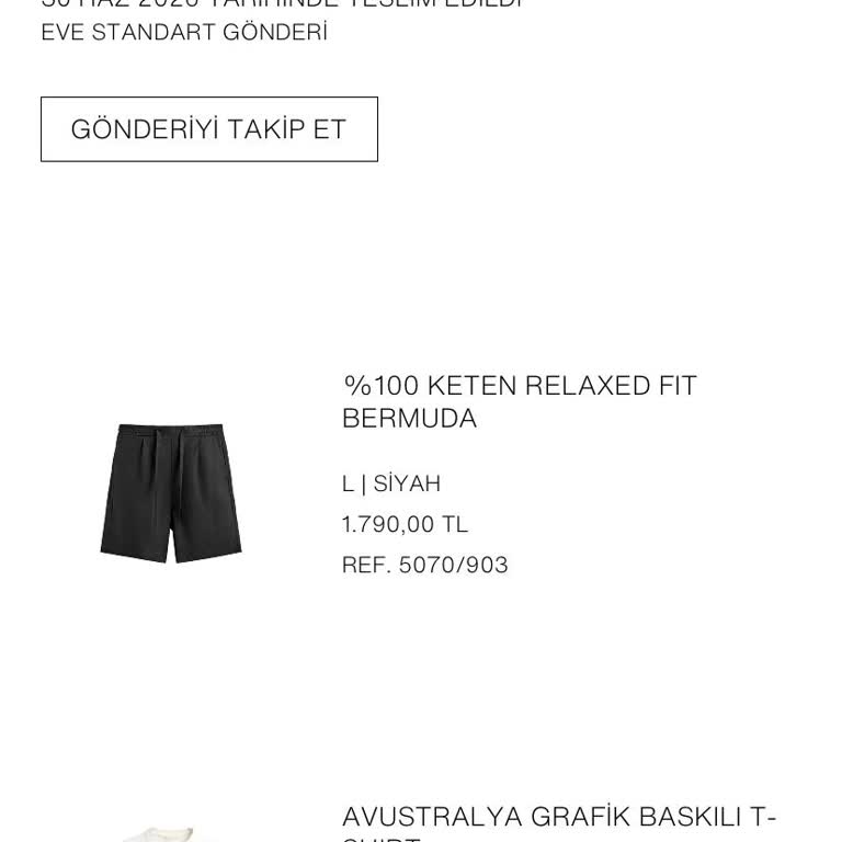 Zara Online Siparişim Teslim Edildi Gösteriyor Ama Elime Ulaşmadı, İade Talebi