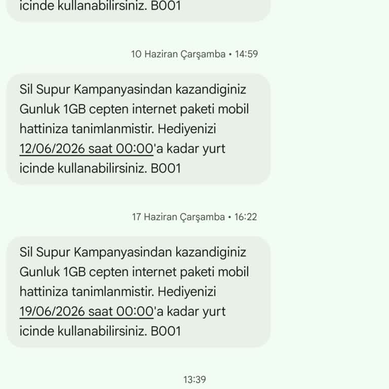 Sil Süpür Kampanyasında Tekrarlayan 1 GB Hediyesi Ve Şeffaflık Eksikliği