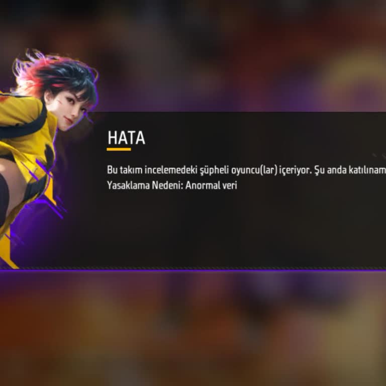 Free Fire'da Google Hesabım Anormal Veri Nedeniyle Haksız Kısıtlandı