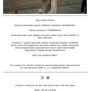 Kargoya Verilmeyen Siparişin İade Talebi
