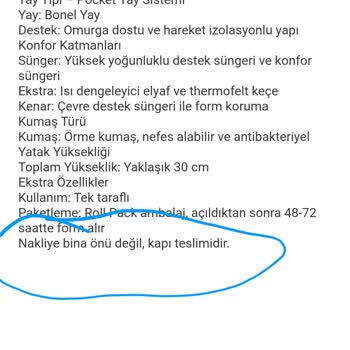 Kata Teslim Edilmeyen Yatak İçin İade Talebi