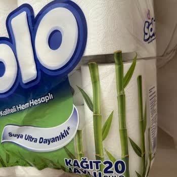 Solo Kağıt Havlunun Yarım Parçalı Kusurlu Rulosu