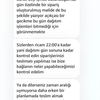 Amazon Türkiye'de En Geç Yarın Teslimat Vaadi Yerine Getirilmedi Ve Destek Çelişkili