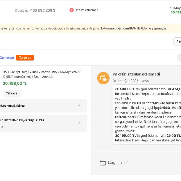 Hepsiburada’nın Onaysız Sipariş İptali Ve Müşteri Mağduriyeti