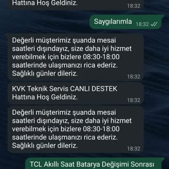Batarya Değişiminden Sonra Şarj Süresi Aynı Kaldı, Servis Cevapsız, İade Veya Değişim İstiyorum