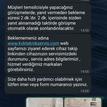 Batarya Değişiminden Sonra Şarj Süresi Aynı Kaldı, Servis Cevapsız, İade Veya Değişim İstiyorum