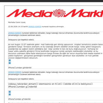 Media Markt'tan Yanlış Kalem Gönderimi Ve Apple Pro Kalemi Talebinde Süreç Oyalaması