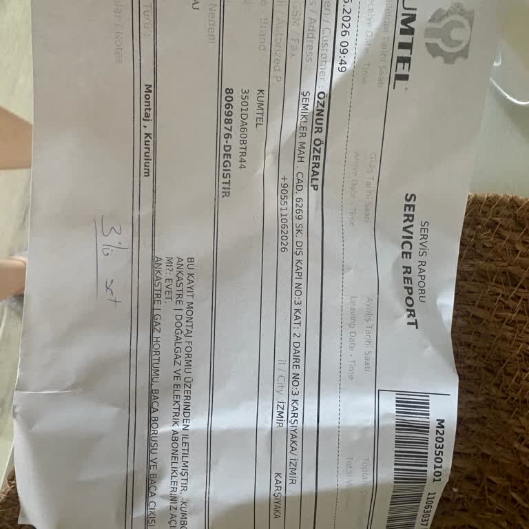 Kumtel Teknik Servisinden Aldığım Kurulum Randevusunda Çelişkili Bilgi Ve Gecikme