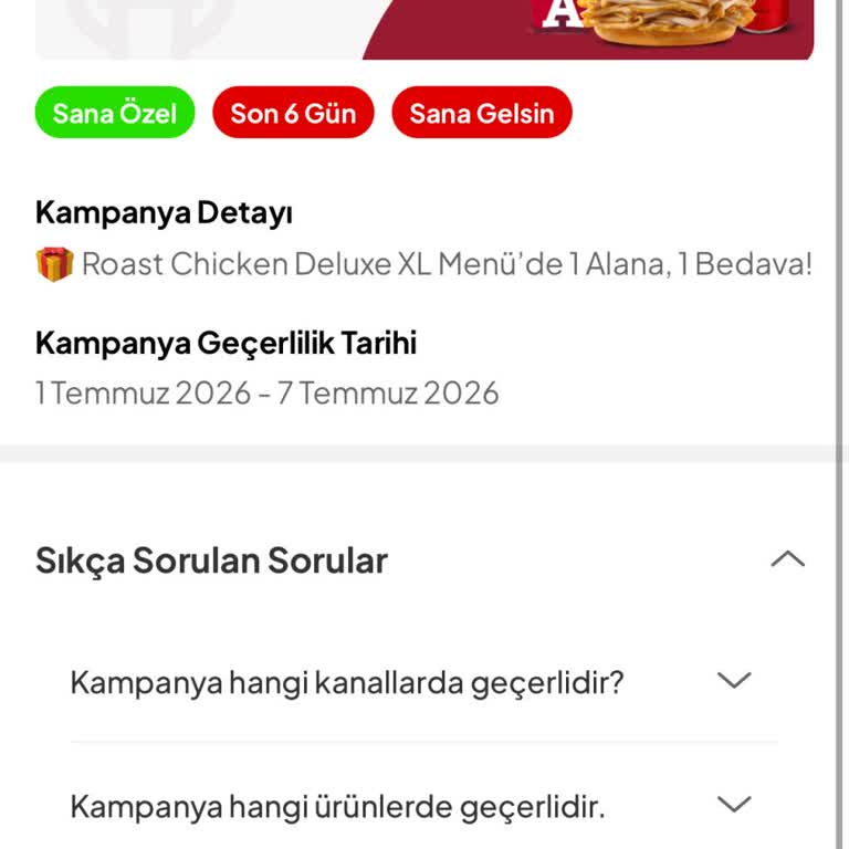 Kampanya Siparişinde Eksik Menü Ve Yanıtsız Şikayet