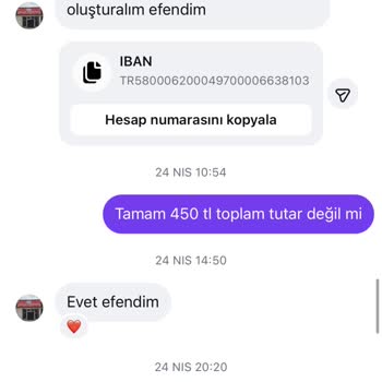 Satıcı Ürün Göndermedi Ve 450 TL İadesi Talep Ediliyor