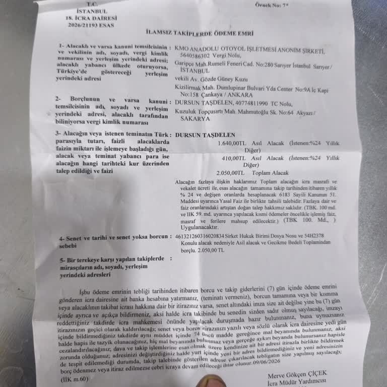 HGS Ödemesi Çekilmediği İçin Uyarı Almadan İcra Sürecine Giderken Yaşadığım Mağduriyet