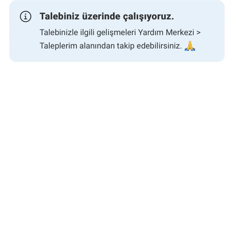 Yanlış Ve Eksik Siparişlerde Hızlı Çözüm Talebi